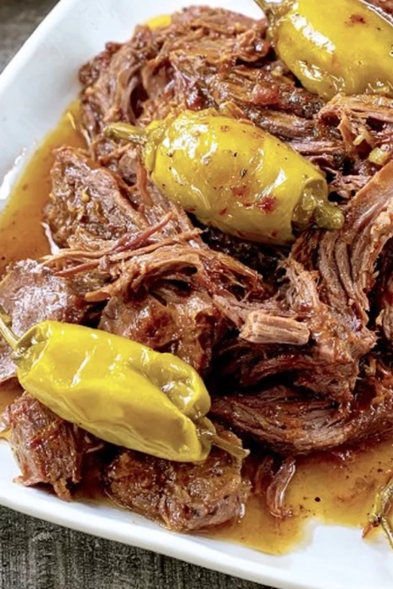 Mississippi pot roast, savory, tender, juicy, flavorful, 5 ingredients, slow cooker recipe