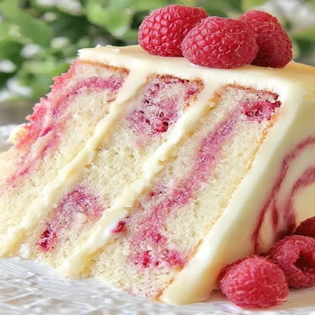 Almond Raspberry Swirl Cake recipe step-by-step guide