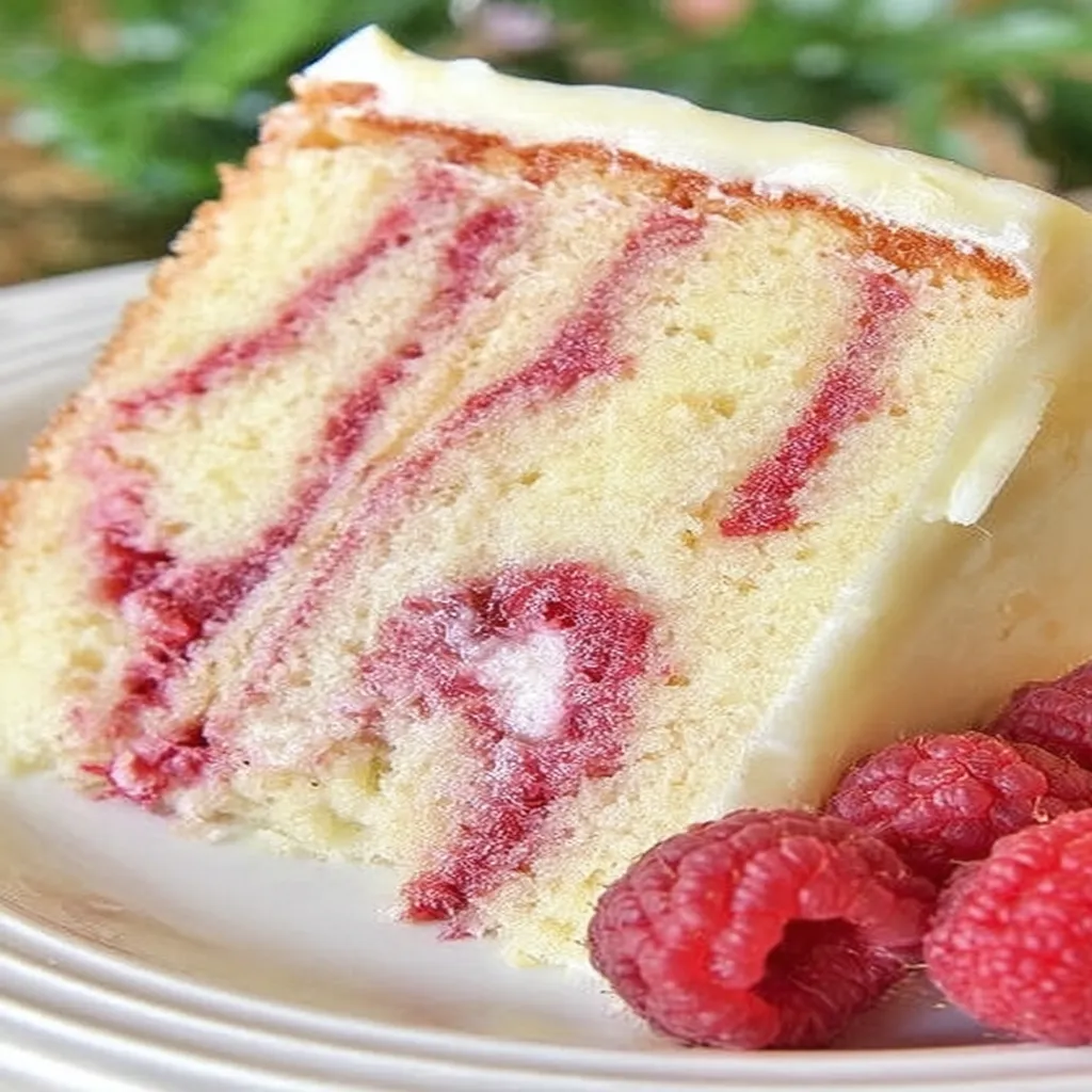 Almond Raspberry Swirl Cake recipe step-by-step guide