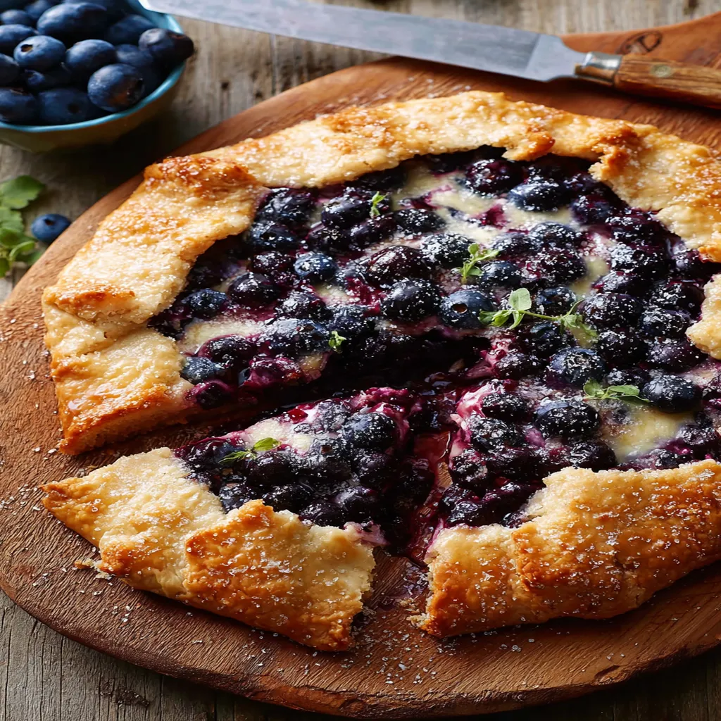 Blueberry Cheesecake Galette recipe step-by-step guide