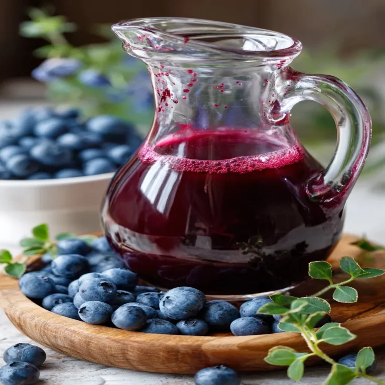 blueberry syrup recipe, homemade, sweet, juicy, delicious, fruity, vibrant color