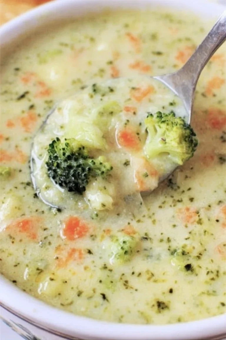 broccoli, cauliflower, cheese, creamy, comforting, savory, soup