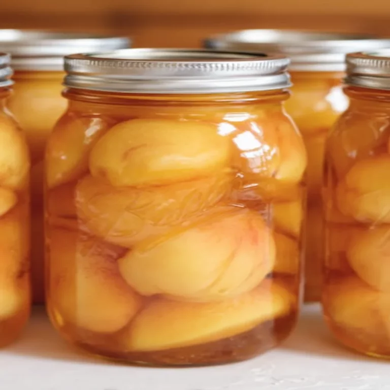 canning peaches, beginners guide, fresh fruit, sweet syrup, homemade, preserving fruits