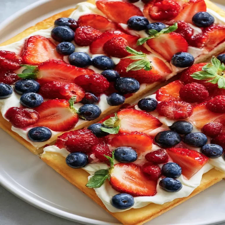 fruit pizza, summer dessert, colorful, refreshing, sweet and tangy