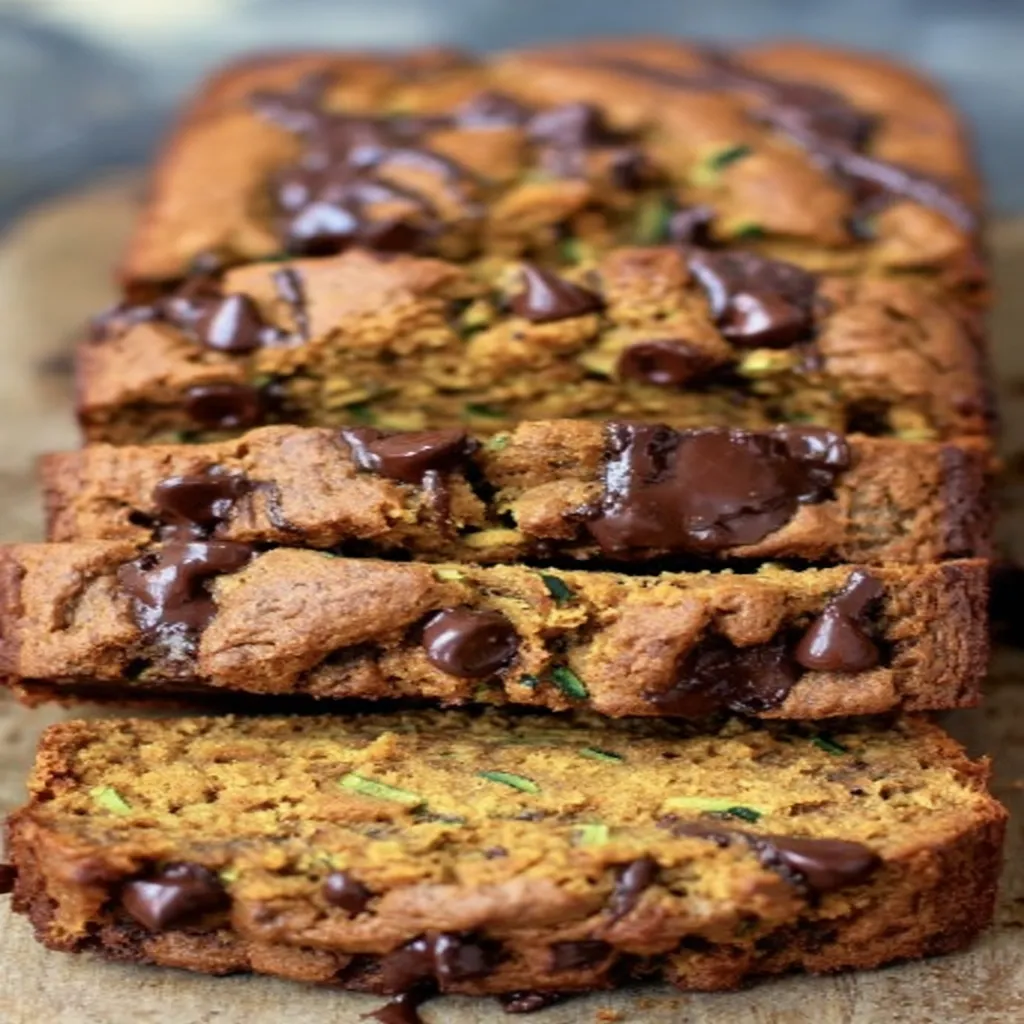 Healthy Pumpkin Zucchini Chocolate Chip Bread recipe step-by-step guide