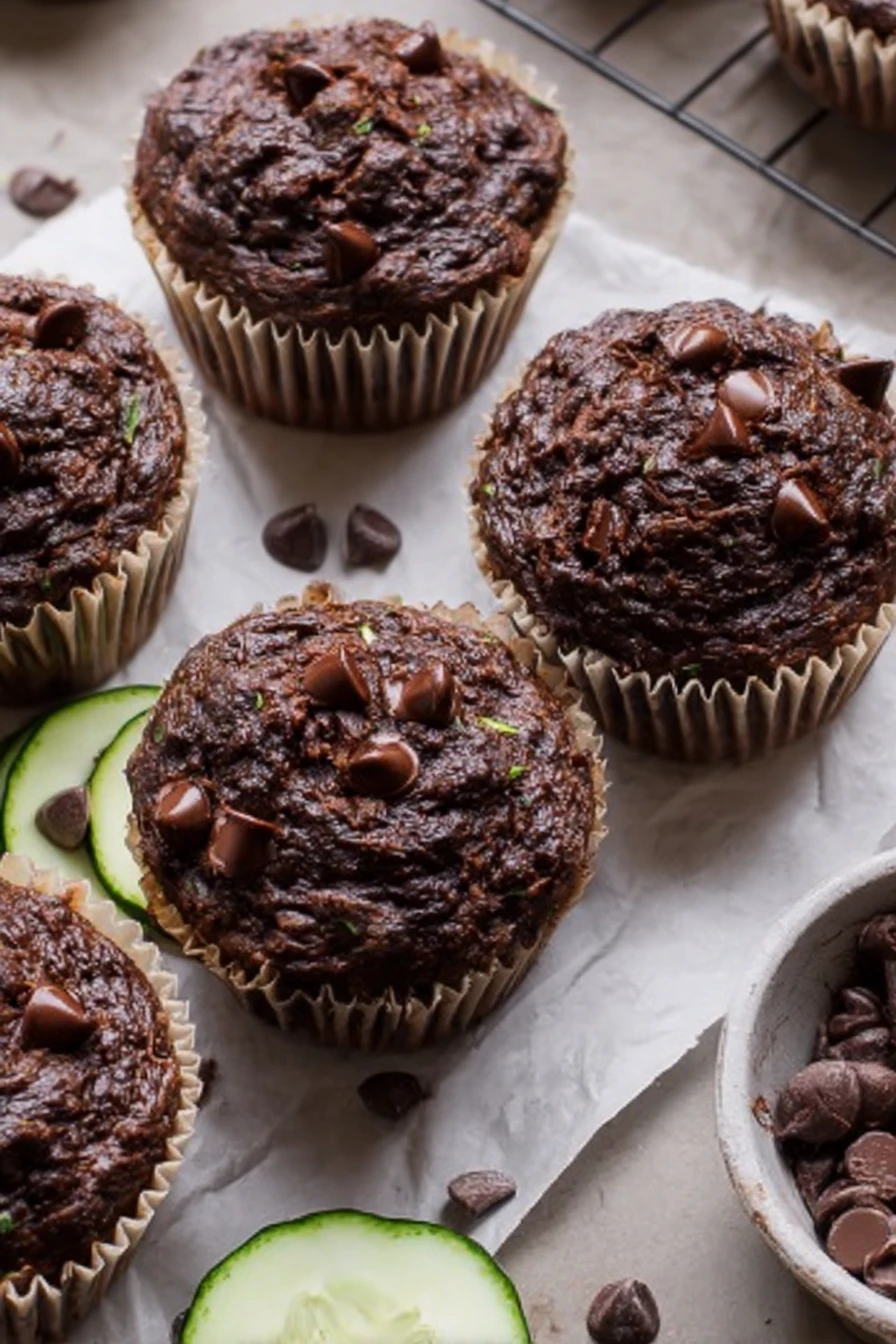 Healthy & Moist Chocolate Zucchini Muffins recipe step-by-step guide