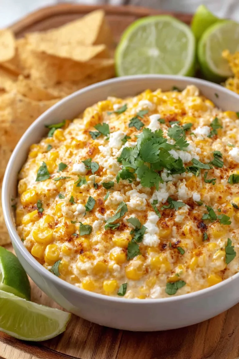 Mexican Street Corn Dip, creamy, flavorful, tangy, grilled corn, appetizer
