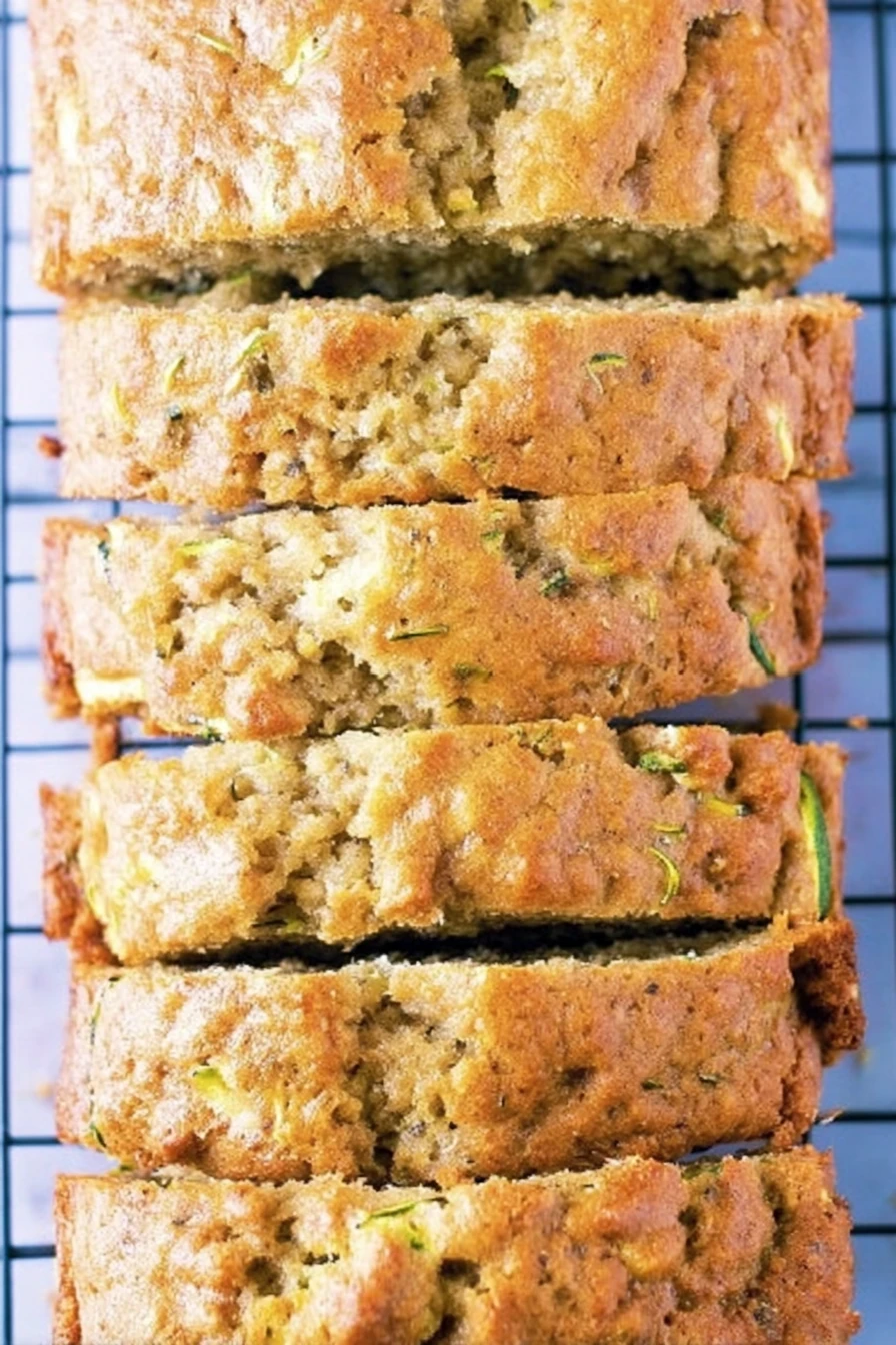 zucchini banana bread, moist, delicious, flavorful, healthy, homemade, best recipe