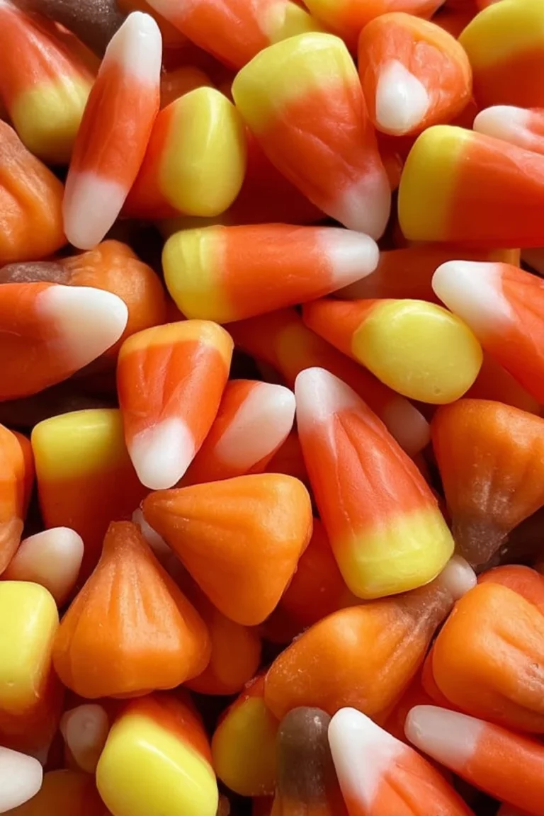 candy corn, Halloween treat, vibrant colors, sugary, triangular shape