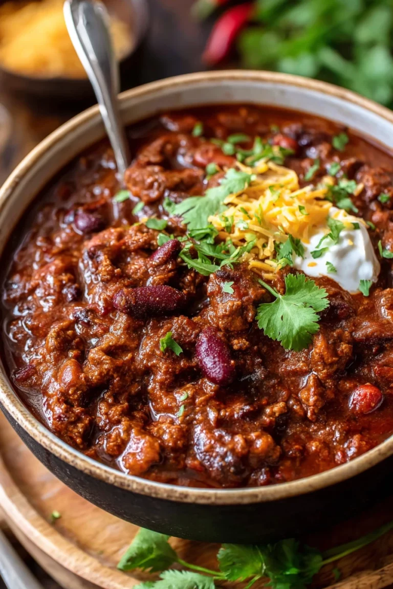 5-Minute Chili Bar, quick, flavorful, spicy, toppings, convenient, delicious