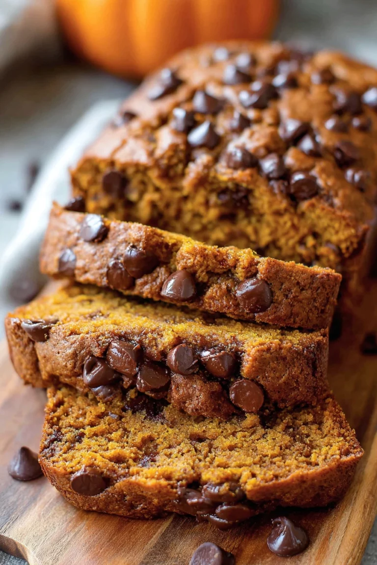 banana chocolate chip pumpkin bread, moist, delicious, spiced, sweet, homemade, fall flavors