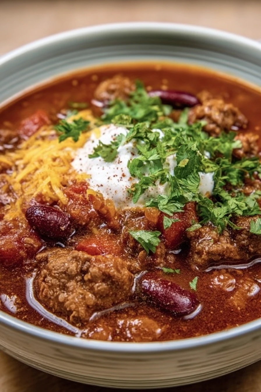 beef chili recipe, hearty, spicy, comforting, flavorful, savory, homemade