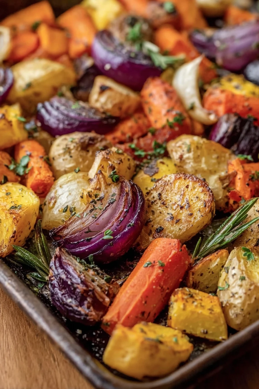 roasted vegetables, savory, crispy, flavorful, healthy, delicious, easy recipe