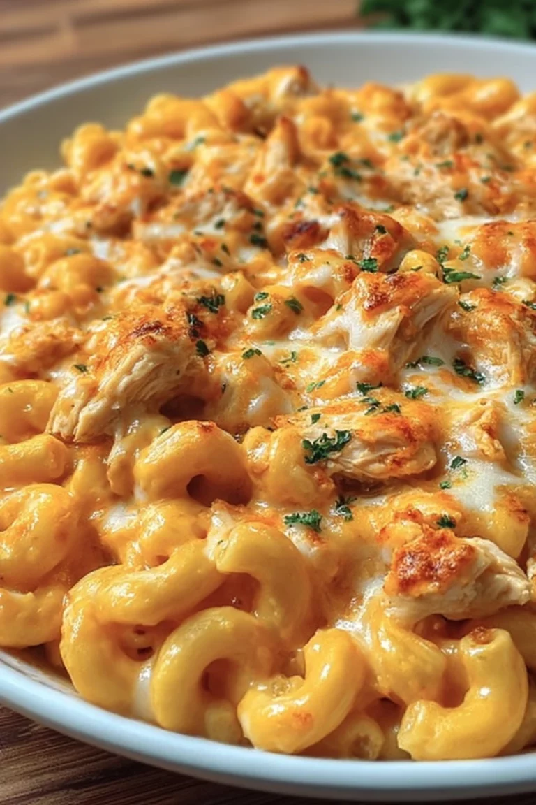 Buffalo chicken, mac and cheese, spicy, creamy, flavorful, indulgent