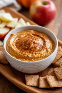 pumpkin pie dip, healthy recipe, creamy, delicious, fall flavors