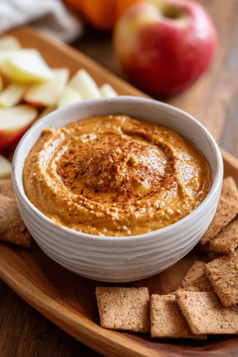 pumpkin pie dip, healthy recipe, creamy, delicious, fall flavors