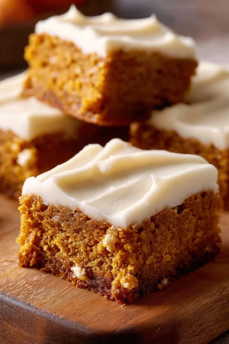 pumpkin bars, cream cheese frosting, old fashioned, moist, decadent, fall flavors