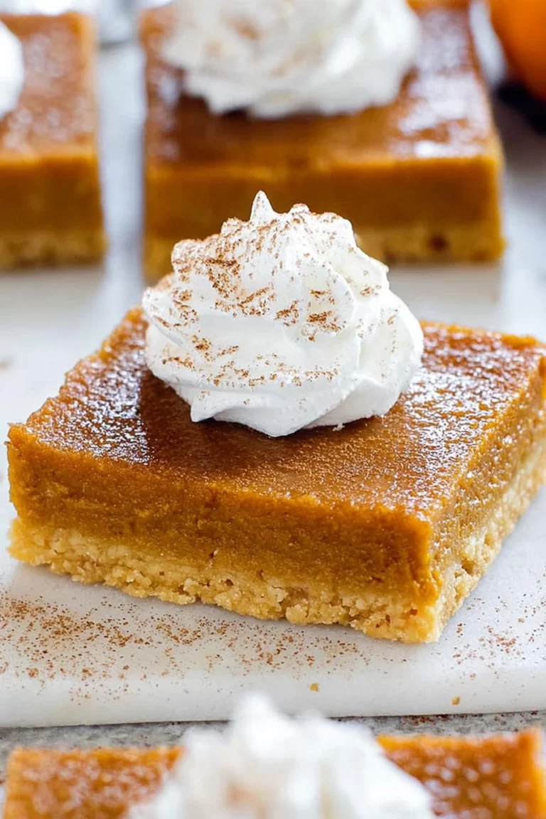 pumpkin pie bars, delicious autumn treat, spiced, creamy, irresistible bite