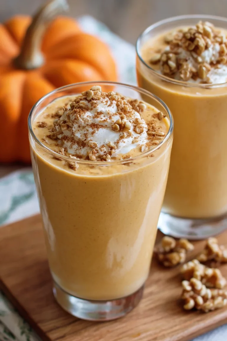 pumpkin pie smoothie, creamy, autumnal, delicious, seasonal, healthy, blended drink