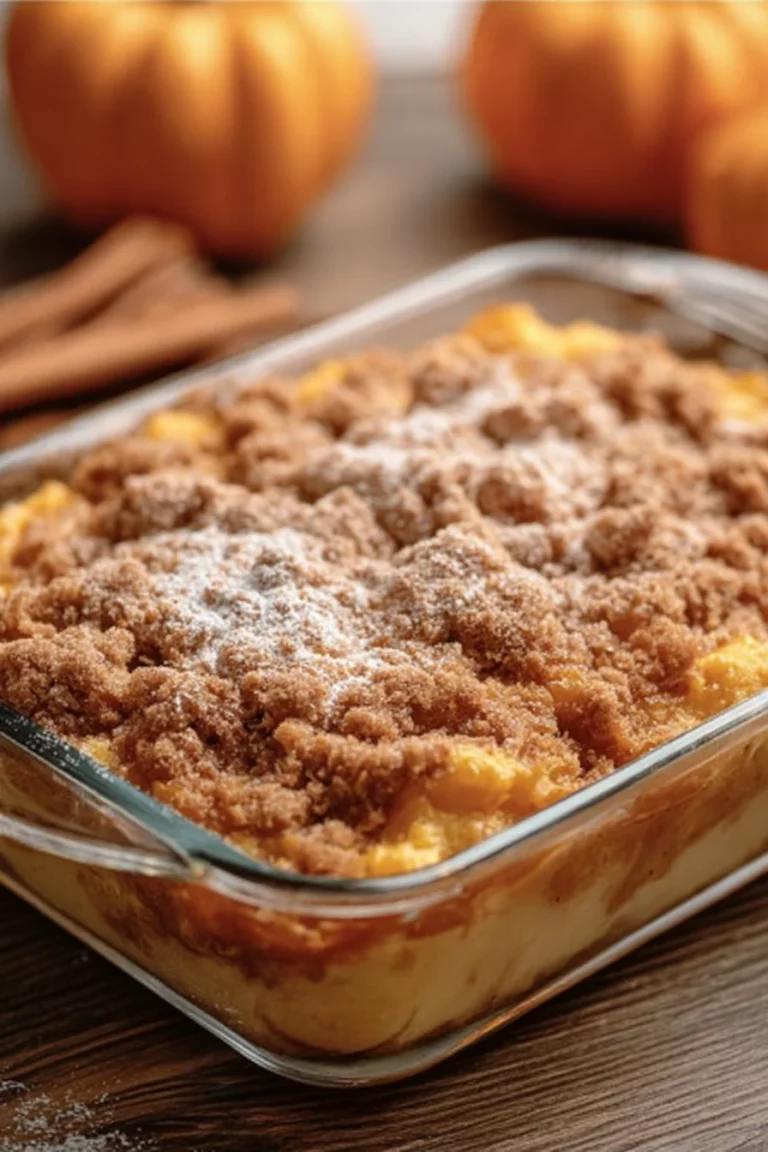 quick pumpkin dump cake, easy recipe, delicious fall dessert, moist, spiced, simple prep