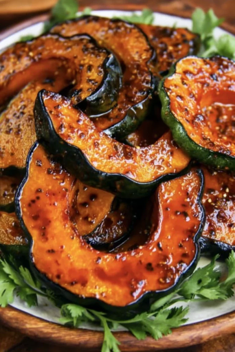 sweet and spicy, acorn squash, flavorful, roasted, delicious, fall side dish